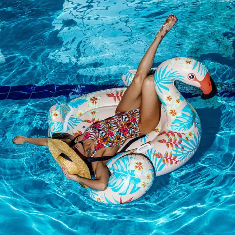 Miniatura 3 de Flotador Inflable Flamenco Playa Tropic